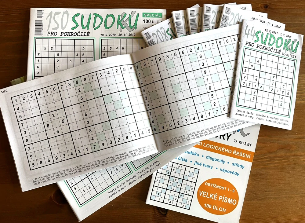 Sudoku-k pro pokročilé - starší vydání